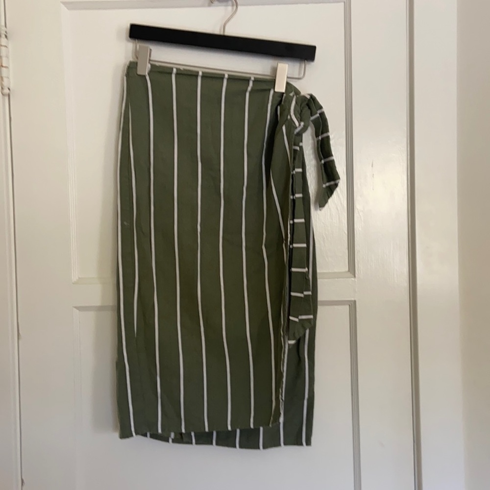 Faithful the Brand faux wrap skirt